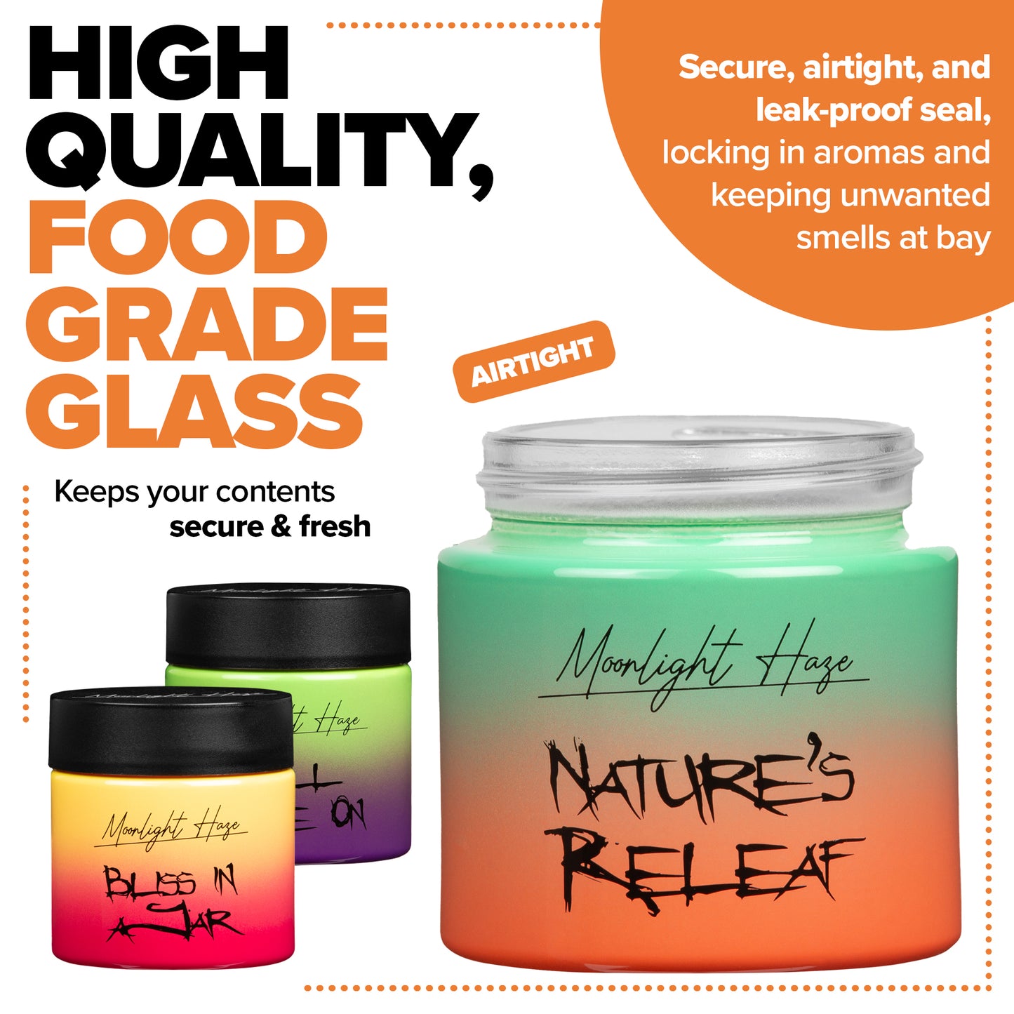 Air Tight Stash Jars Gift Set